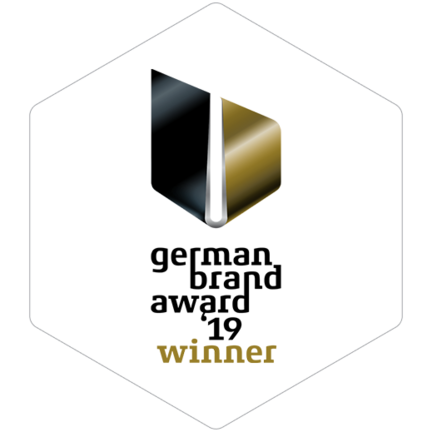 Die Auszeichnung German Brand Award of the Year 2019 von DAHMEN